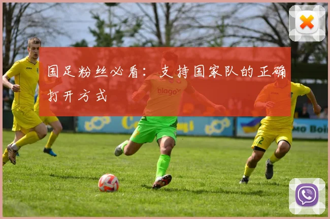 国足粉丝必看:支持国家队的正确打开方式